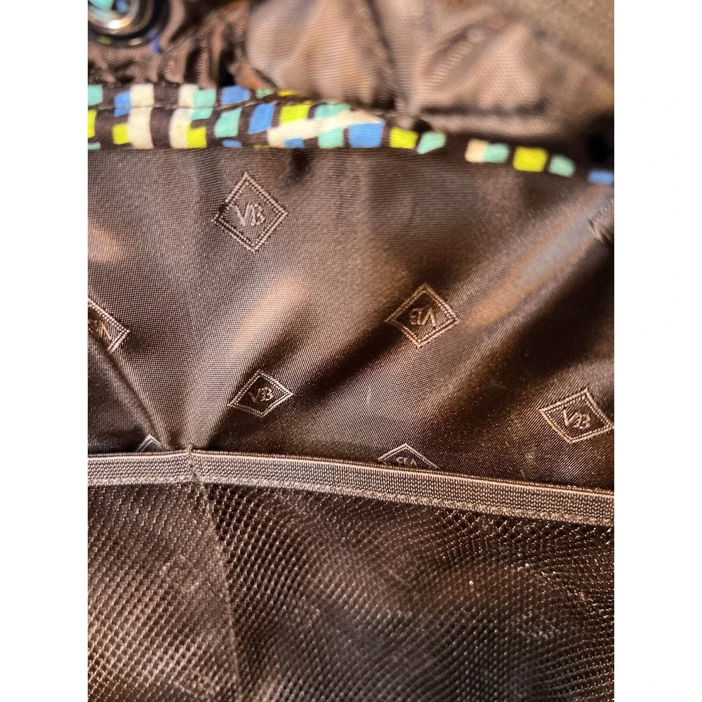 Vera Bradley Backpack Book bag Rain Forest Blue Green Brown‎ NWOT Never Used